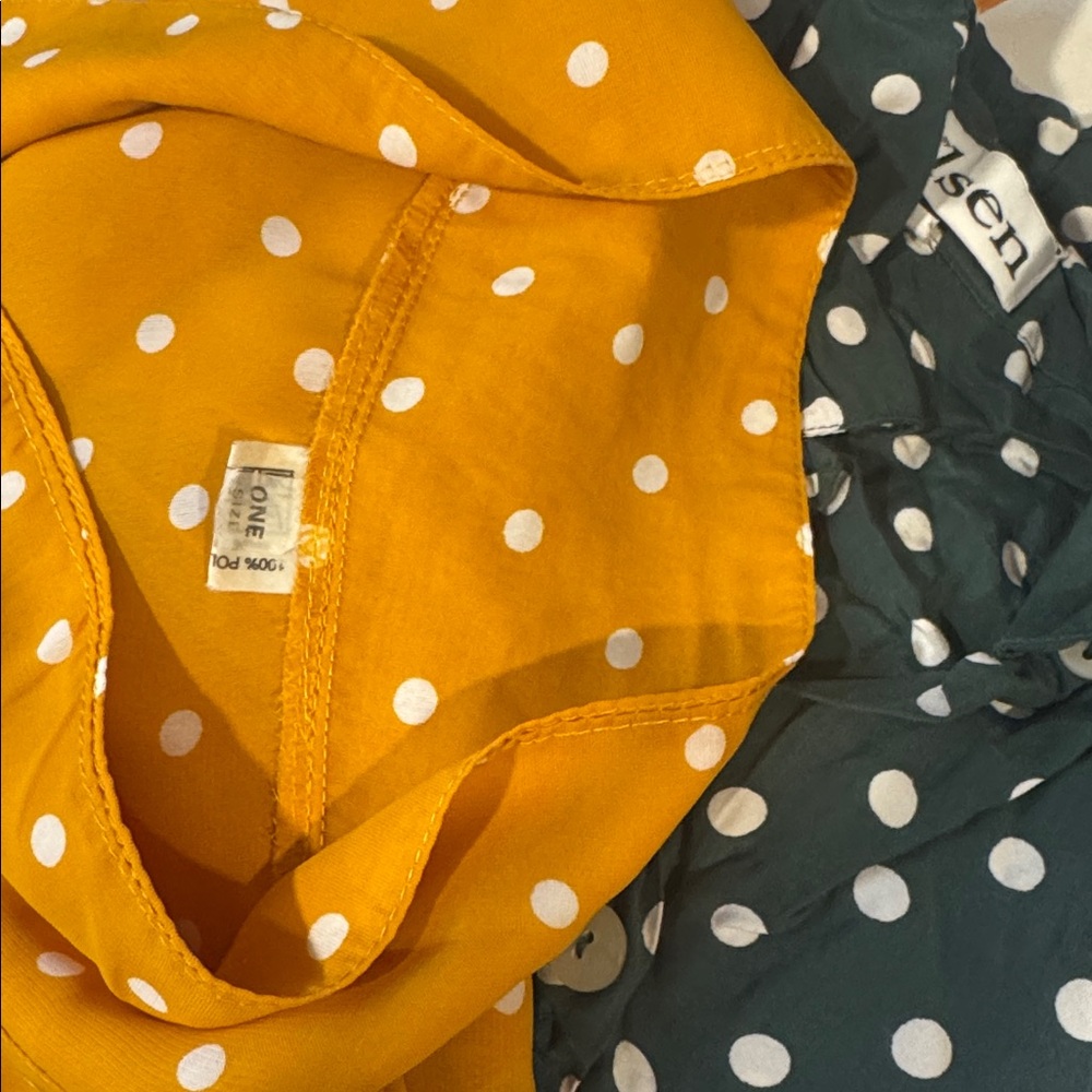 Bundle Green And Yellow Polk A Dot